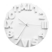 Reloj de Pared RJP 1064 BLANCO | LOGO GRATIS !