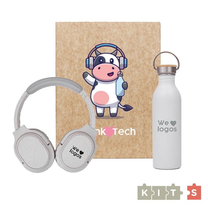 Kit Drink + Tech ReUseMe Toms - Logo GRATIS !