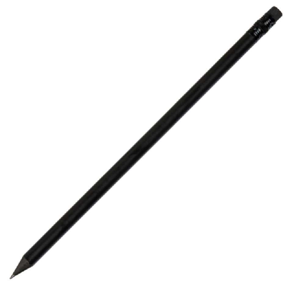 Lapiz All Black Pencil con Goma